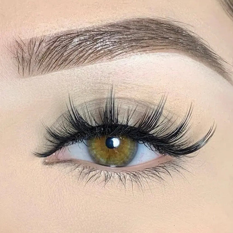 Close-up of an eye wearing Day Light spiky manga lashes